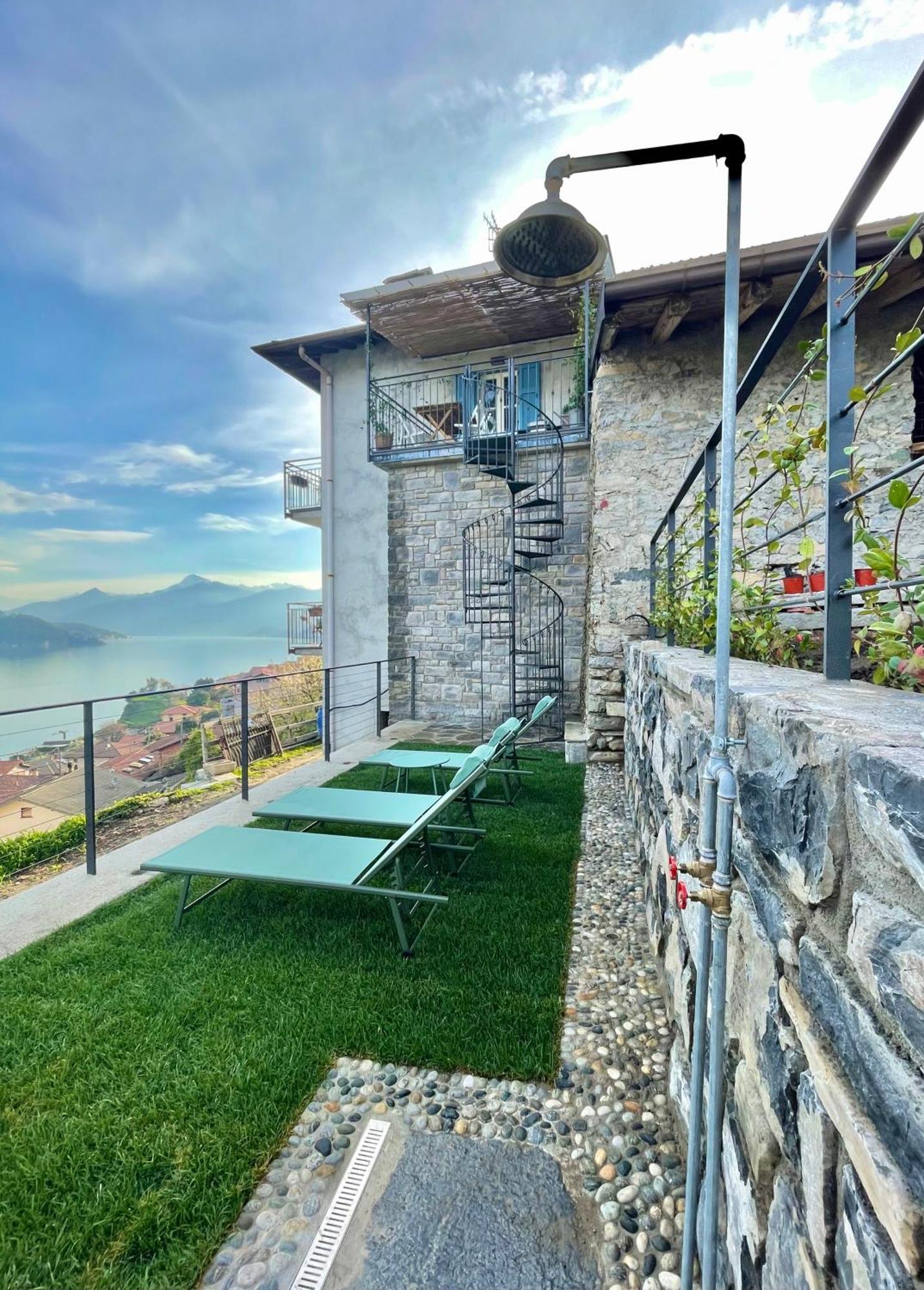 Il Noce Lake View Apartment Lezzeno Buitenkant foto