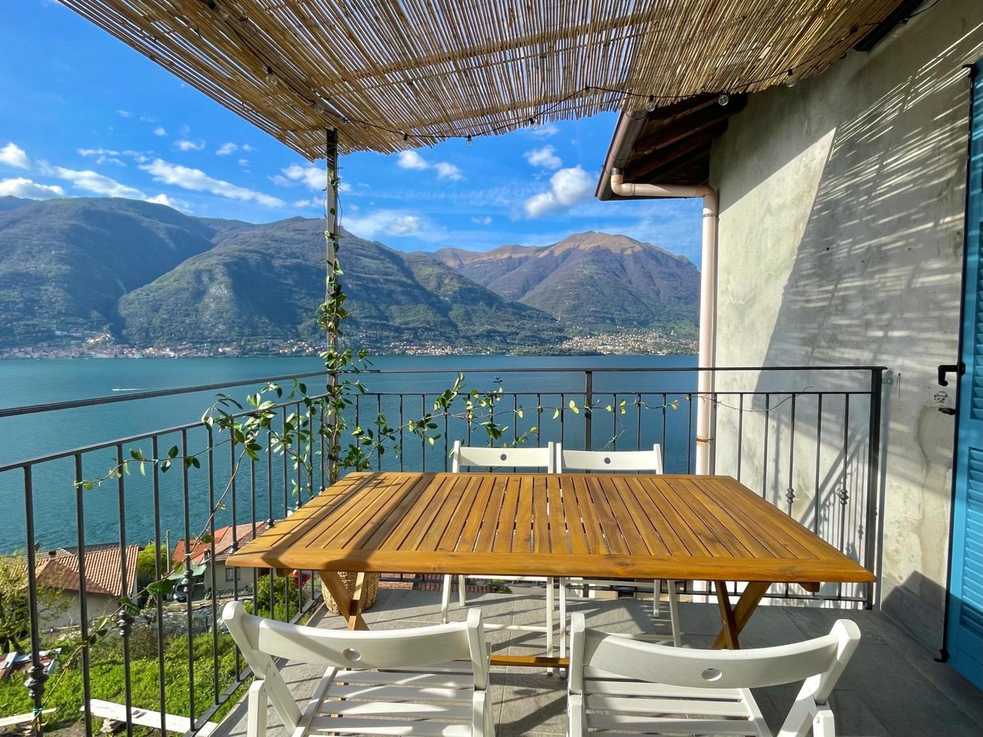 Il Noce Lake View Apartment Lezzeno Buitenkant foto