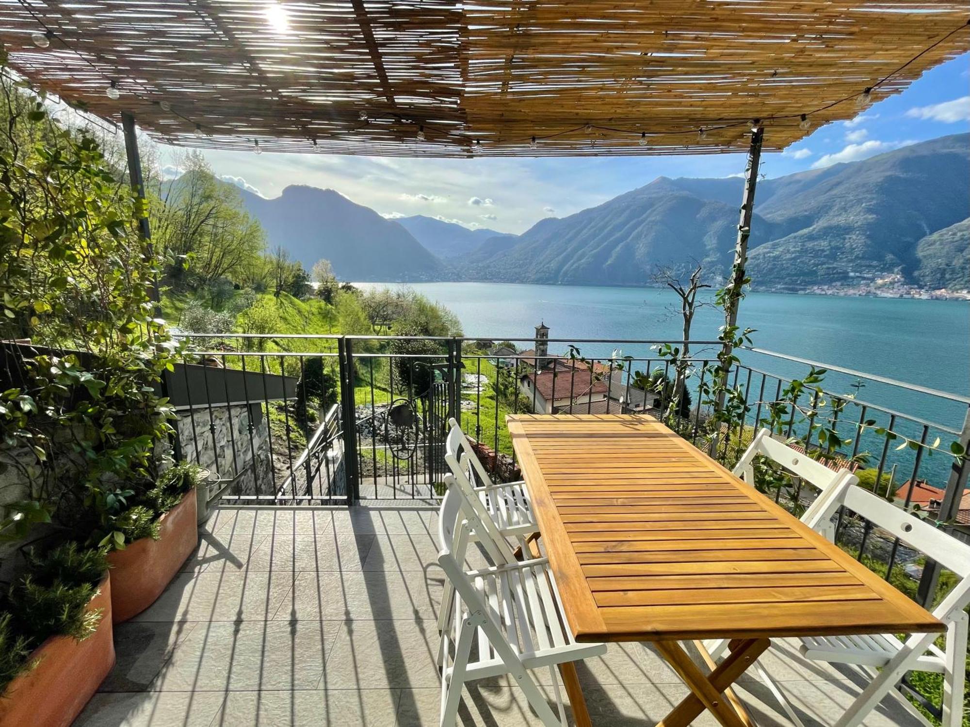 Il Noce Lake View Apartment Lezzeno Buitenkant foto